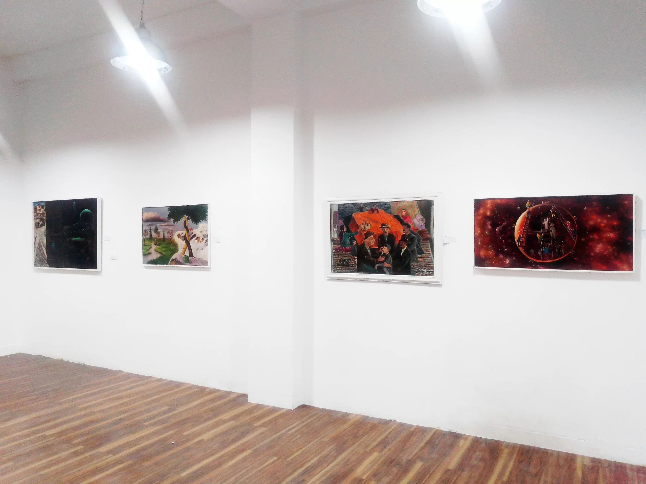 برگزاری نمایشگاه انفرادی نقاشی استاد ولی علی مومن در گالری هیو